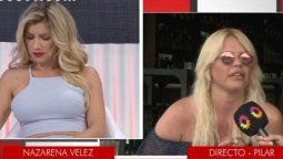 Nazarena Vélez se cruzó con Laurita Fernández y la ninguneó al aire