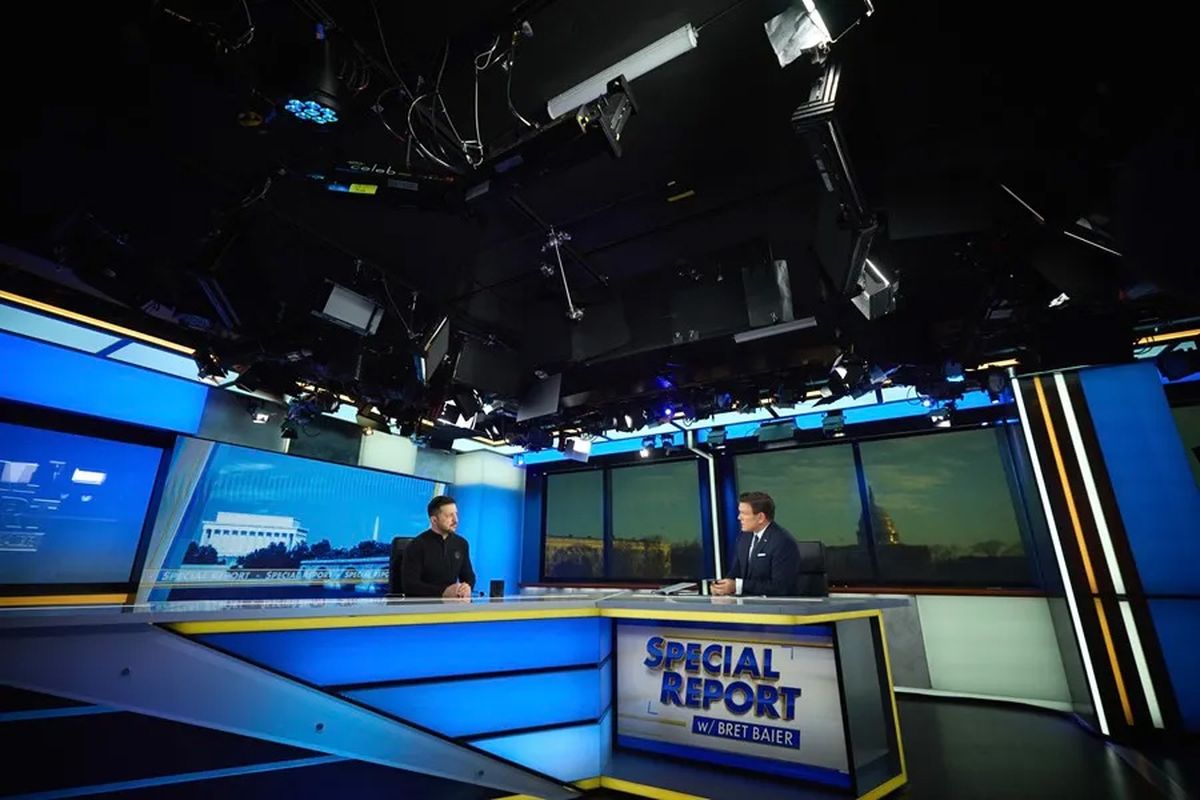 Volodímir Zelenski, dio una entrevista anoche a Bret Baier en "FOX News". Crédito: EFE/ Zelenski Vía Telegram. Volodímir Zelenski, dio una entrevista anoche a Bret Baier en "FOX News". Crédito: EFE/ Zelenski Vía Telegram.