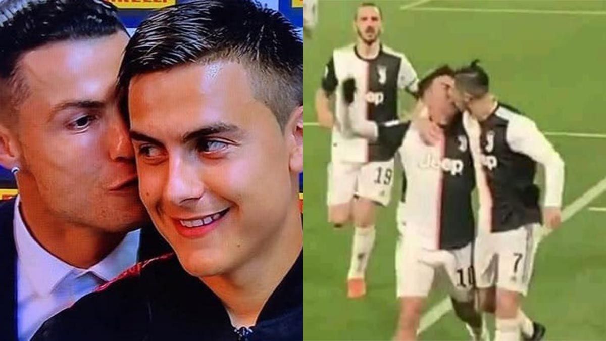 Dybala Habló Del Beso En El Festejo Con Cristiano Ronaldo