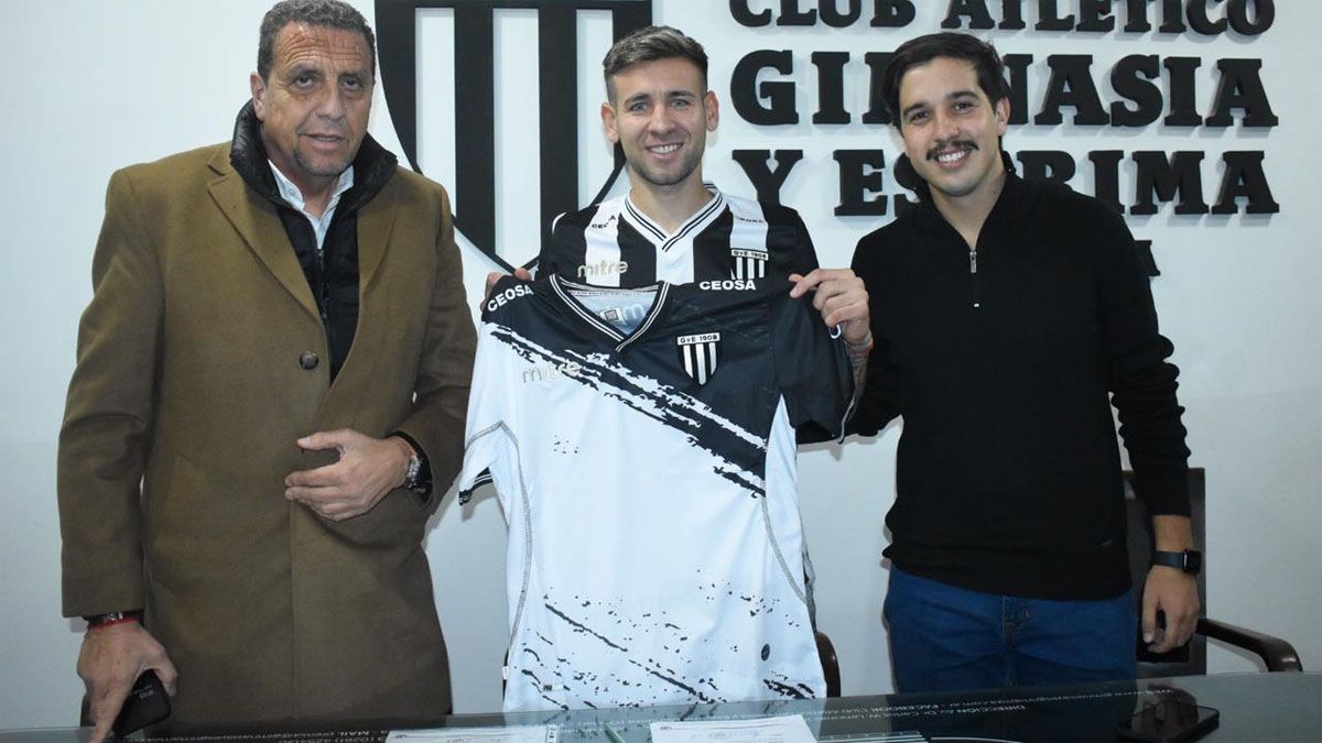 Gastón Espósito es el nuevo refuerzo de Gimnasia y Esgrima.