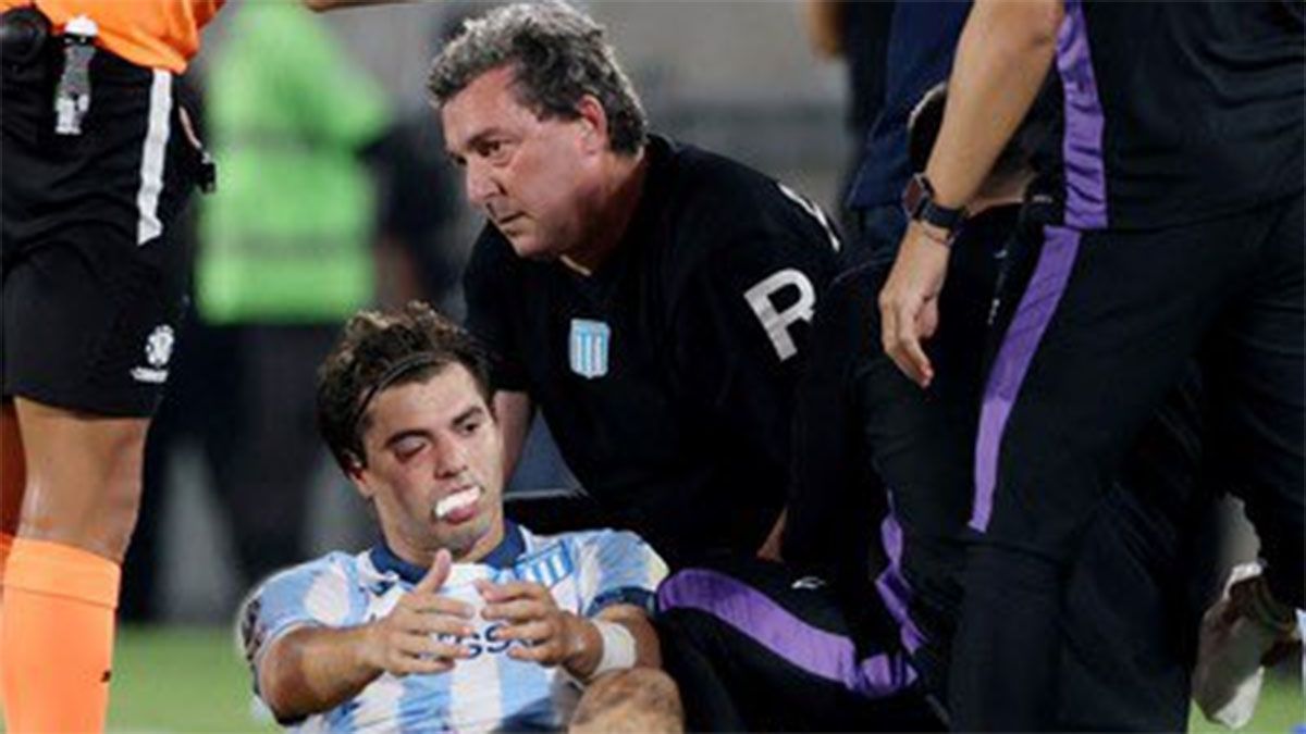 Santiago Sosa tranquilizó a los hinchas de Racing con un mensaje después de ser operado