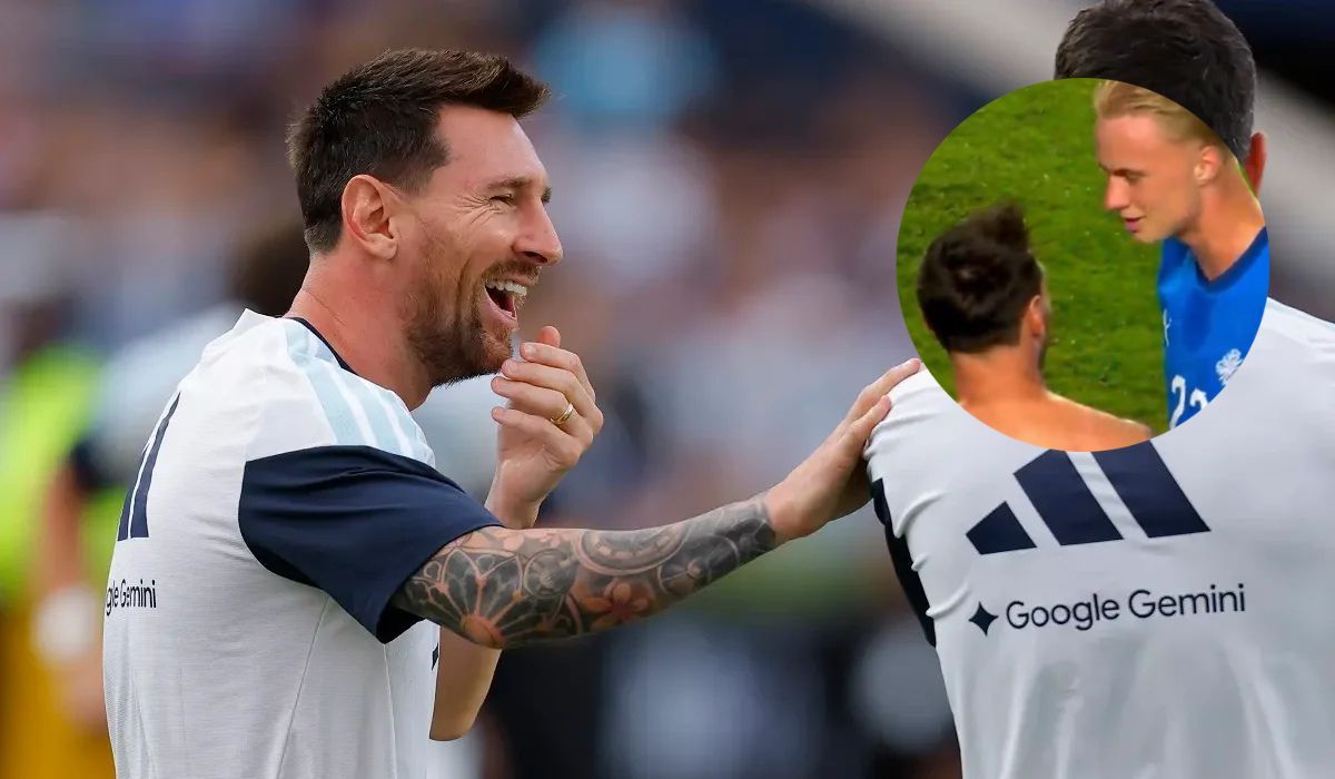 La imagen de Lionel Messi está dando vuelta al mundo.