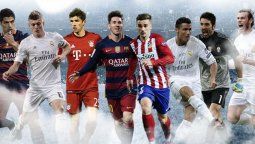 La UEFA eligió a los 10 finalistas al título de mejor jugador