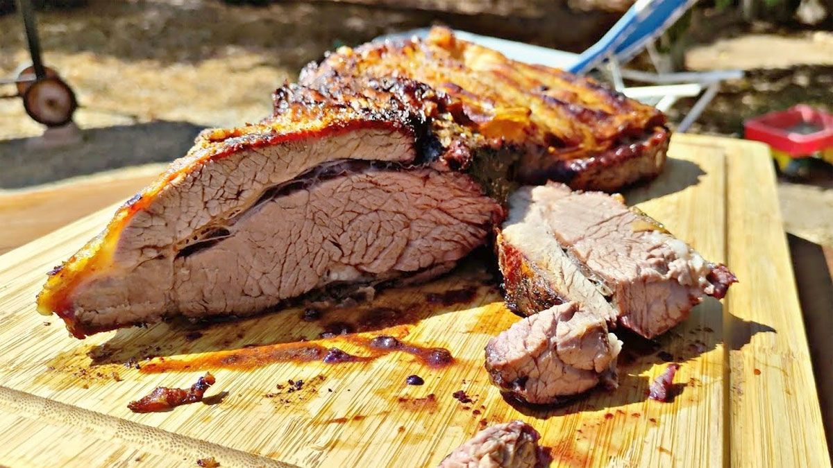 Poder sacar una carne de asado tierna