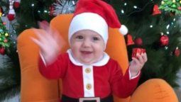 ¡Te morís de amor! El tierno video navideño de la mini Demi