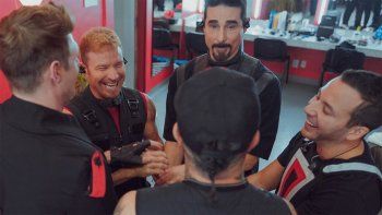 La primera foto de los Backstreet Boys en Argentina revolucionó las redes