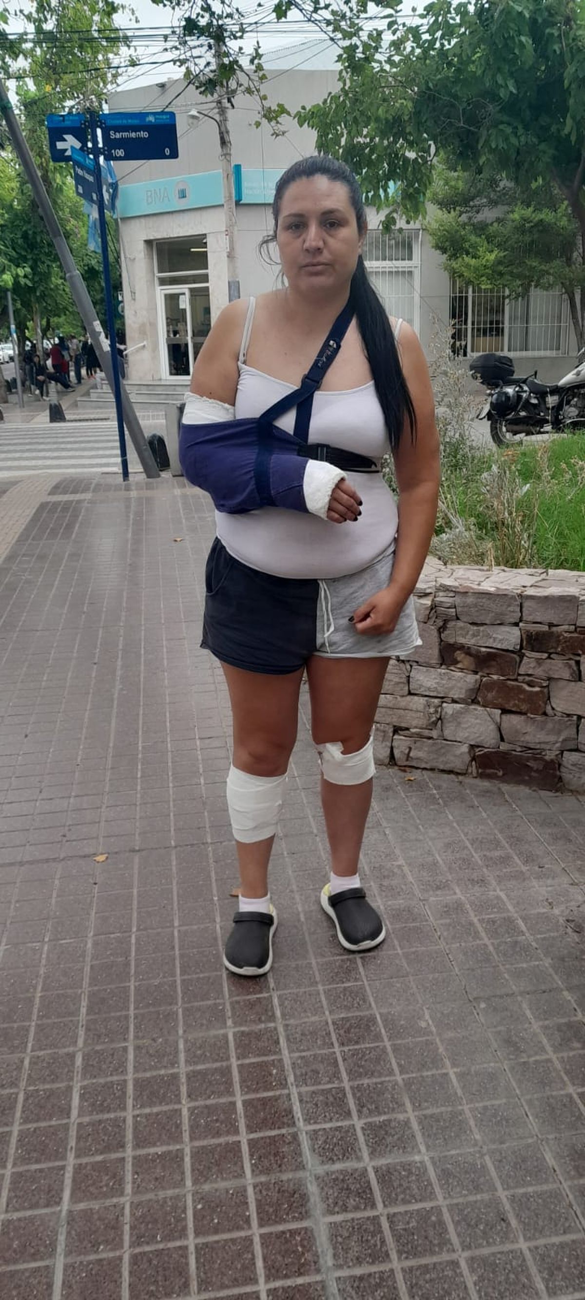 Carolina, víctima.