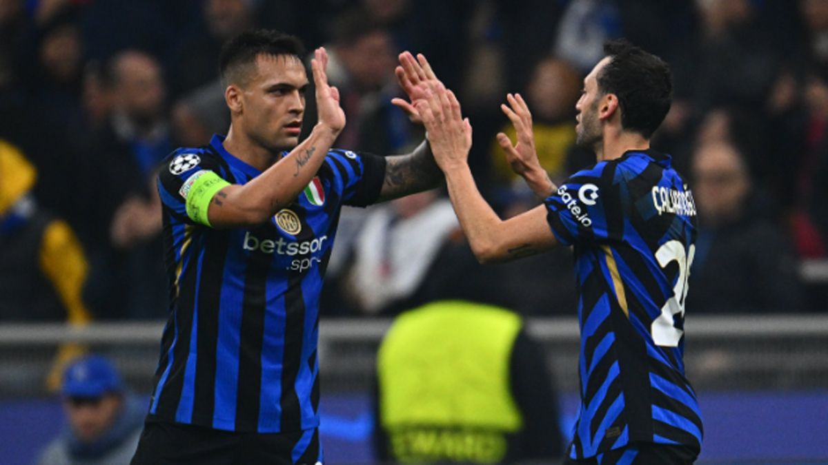 Inter está invicto en a Champions.