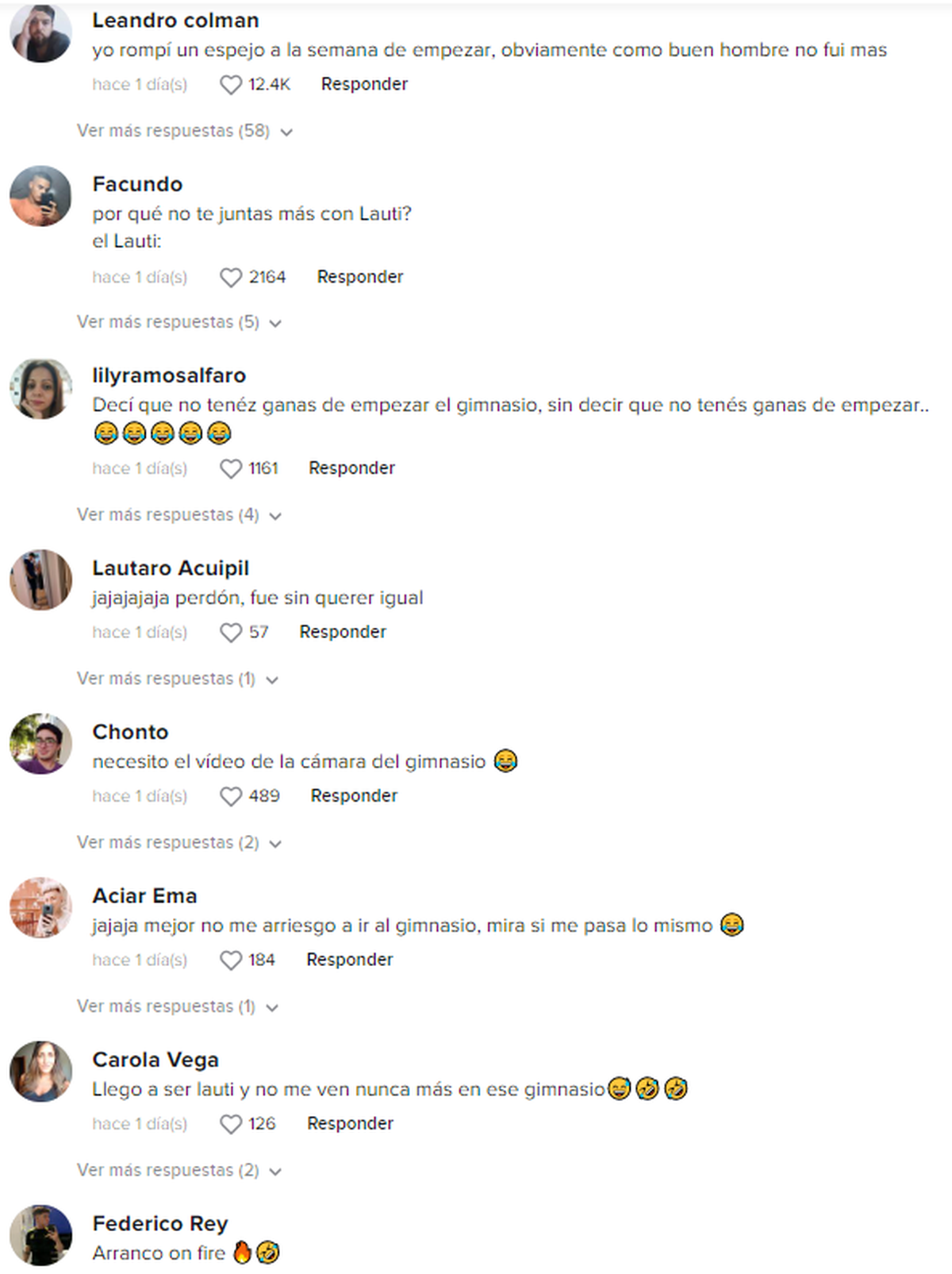 Comentarios viral del tremendo blooper de Tiktok