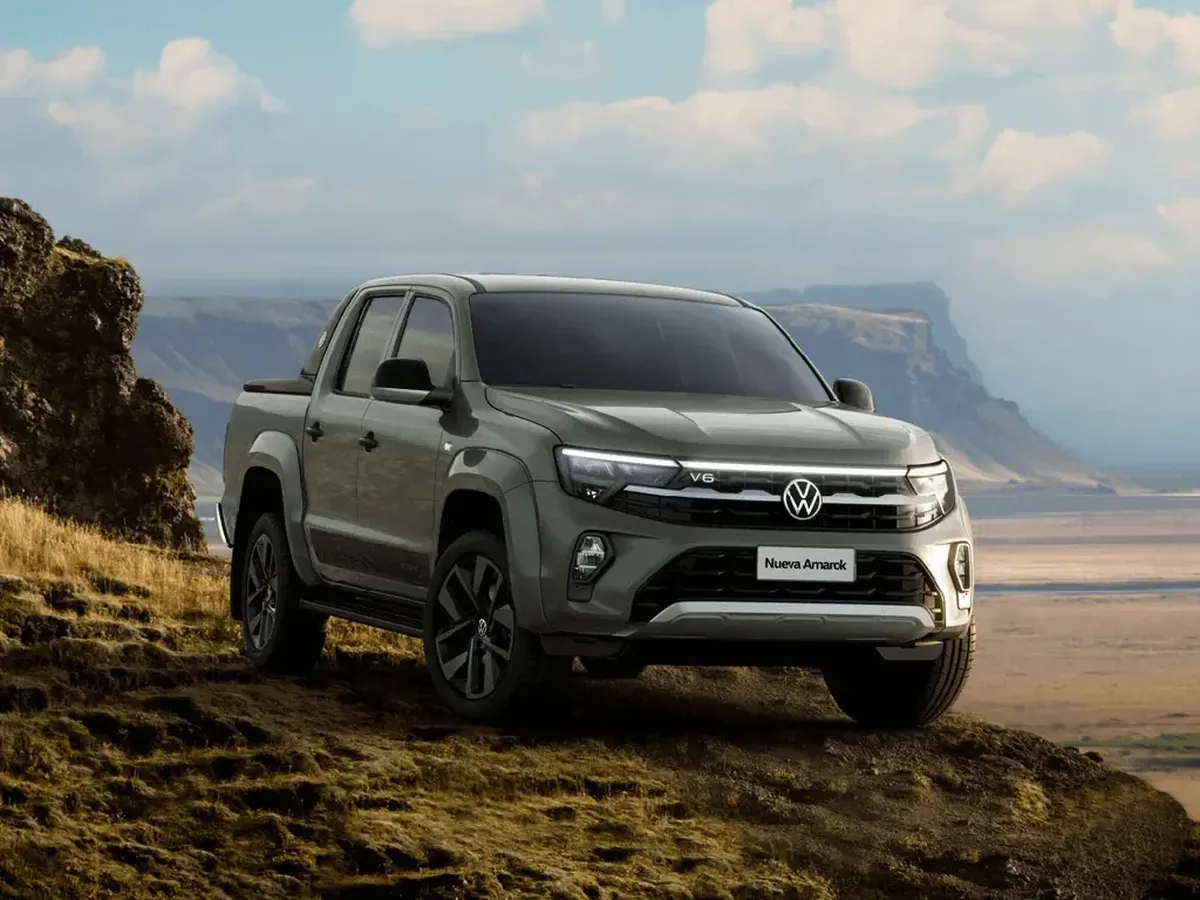 La Amarok Trendline es otra pickup accesible. La Amarok Trendline es otra pickup accesible.