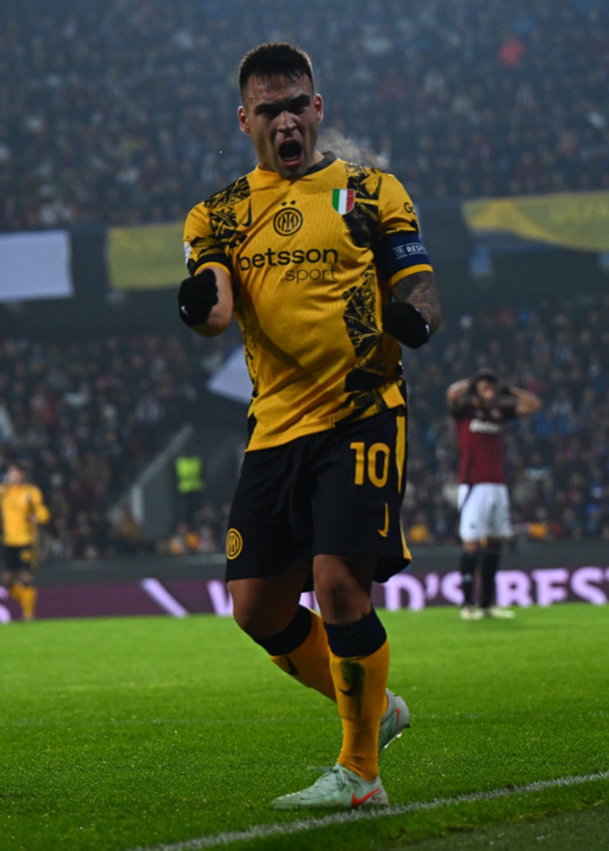 Lautaro Martínez puso al Inter con un pie en octavos de la Champions League. Lautaro Martínez puso al Inter con un pie en octavos de la Champions League.