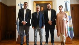 Cristian Azar, Alfredo Cornejo, Mauricio Pinti Clop y Jimena Latorre. Cristian Azar, Alfredo Cornejo, Mauricio Pinti Clop y Jimena Latorre.
