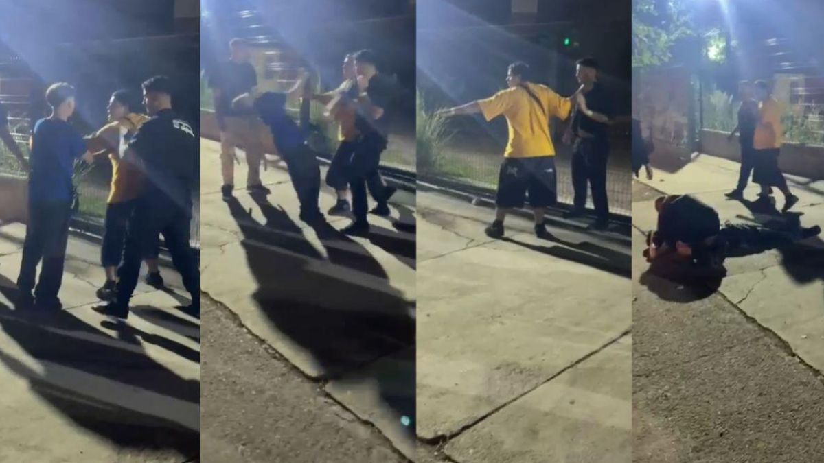 Video: un joven de 19 años quedó internado tras recibir una piña brutal a la salida de un boliche