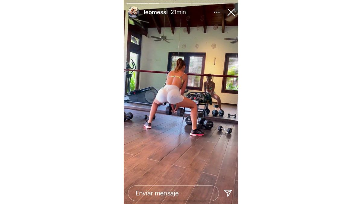 Messi publicó imágenes de Antonela que incendiaron las redes