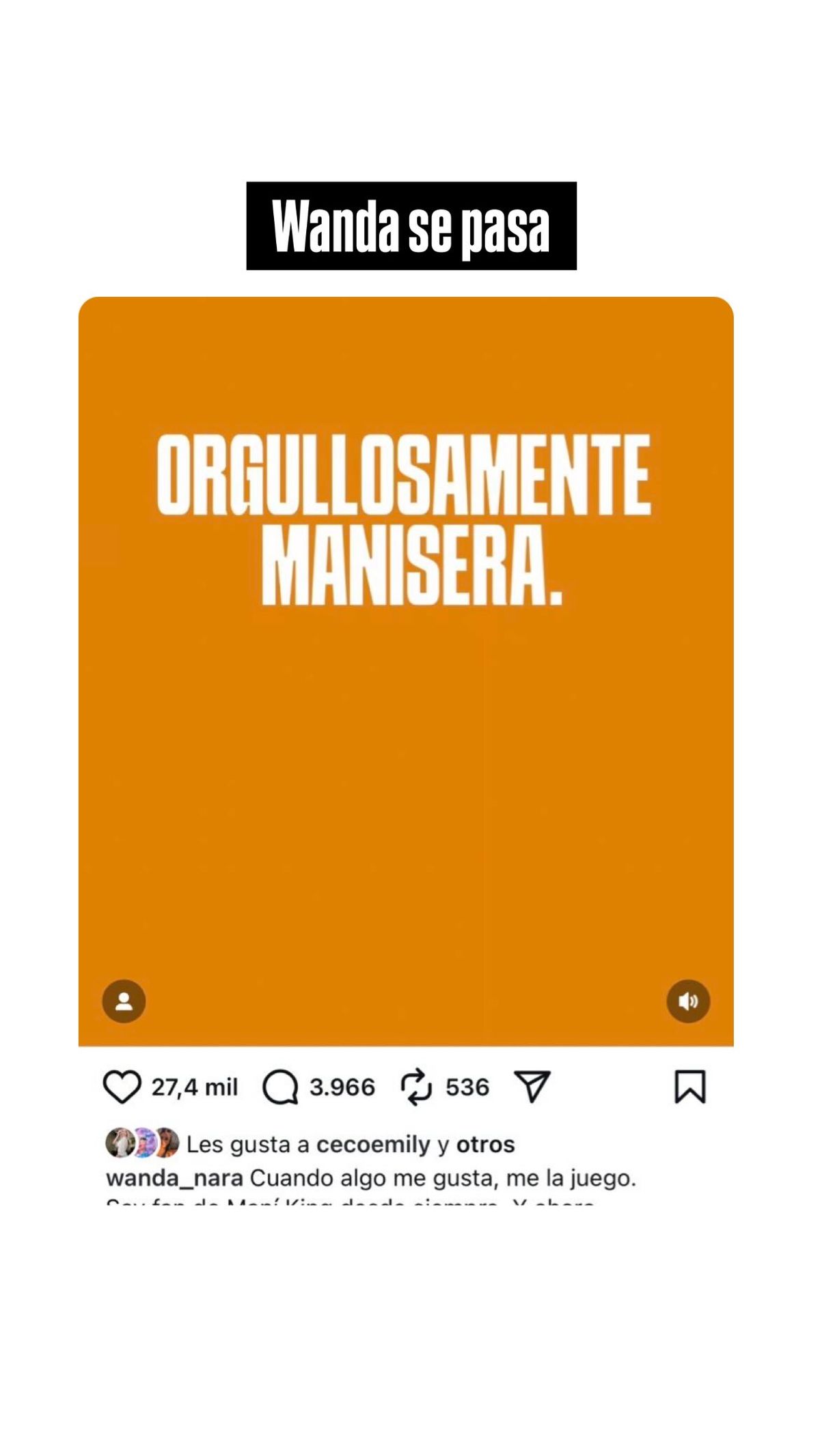 "Orgullosamente manisera", Wanda Nara es la nueva cara de famosa marca de maní. "Orgullosamente manisera", Wanda Nara es la nueva cara de famosa marca de maní.