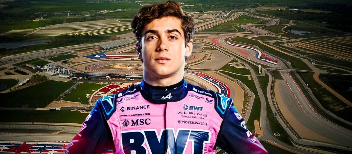 Franco Colapinto se prepara para el GP de Estados Unidos.