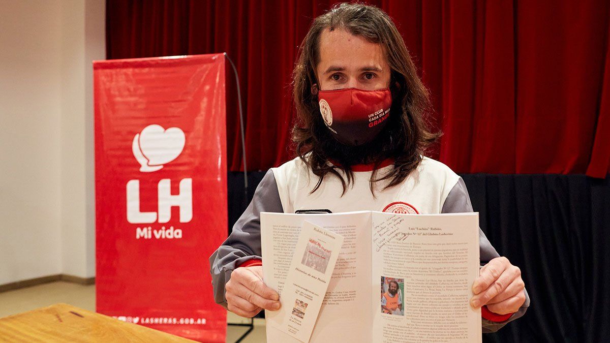 “Luisito” Rubiño, quien este 27 de agosto cumple 34 años, es considerado el simpatizante más representativo y querido de Huracán Las Heras.