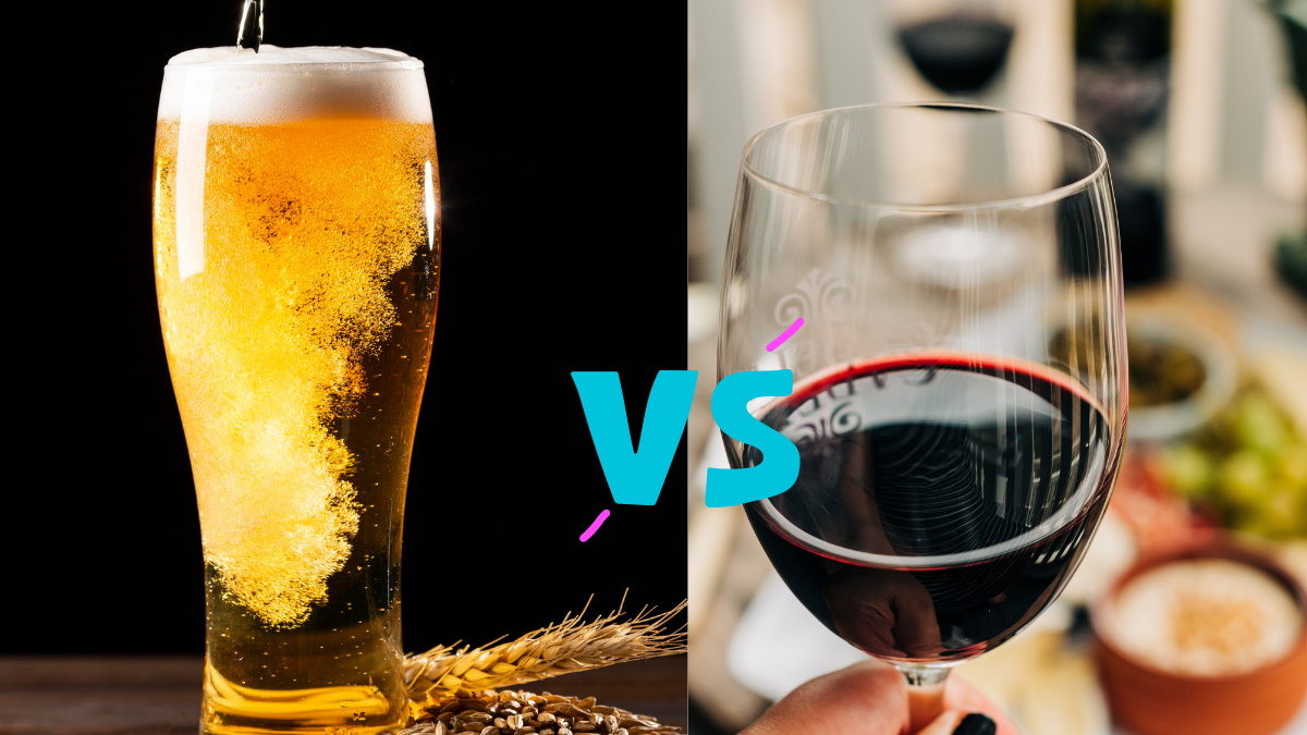 Vino vs. cerveza: la bebida más sana