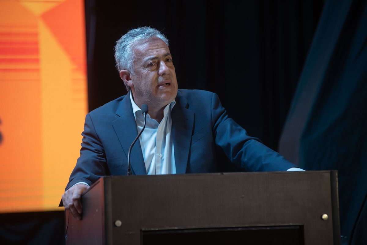 El gobernador Alfredo Cornejo en la Argentina Mining 2025. El gobernador Alfredo Cornejo en la Argentina Mining 2025.