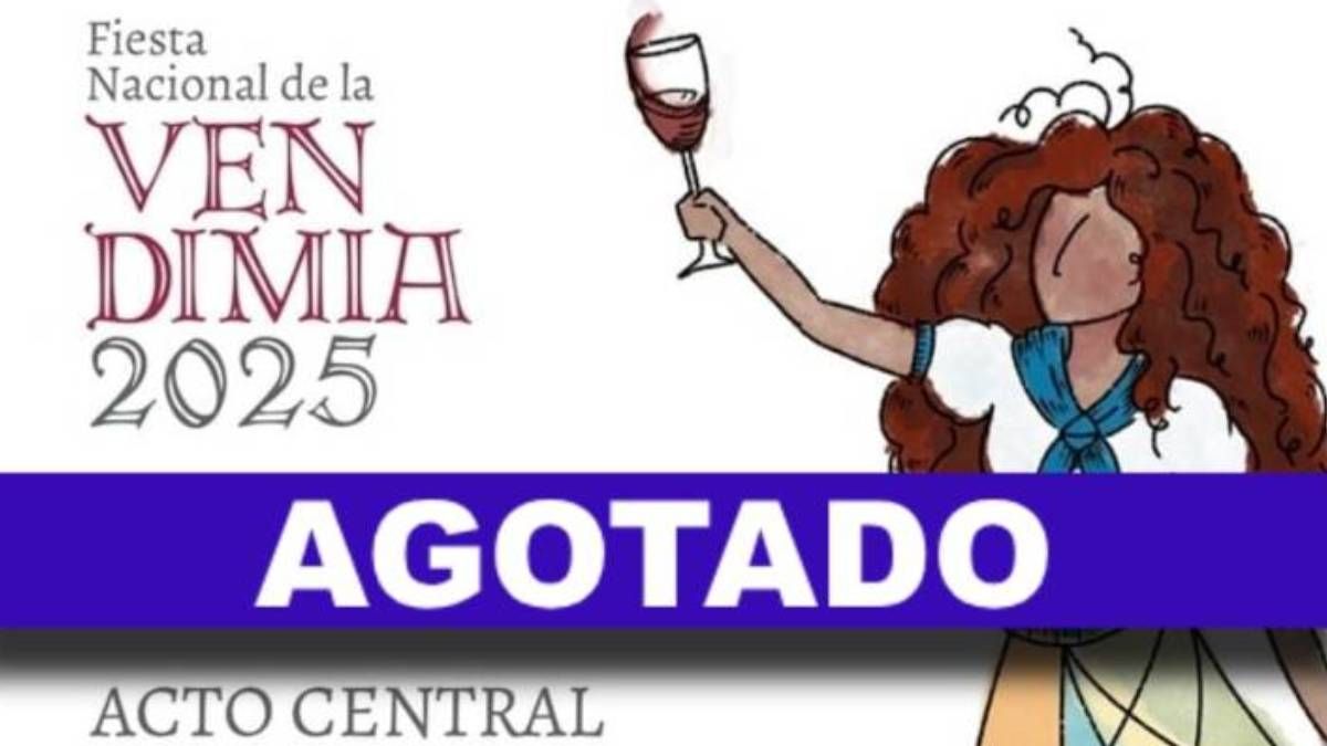 En menos de 2 horas se agotaron las entradas del Acto Central de la Fiesta Nacional de la Vendimia 2025.