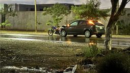 El accidente en Guaymallén terminó con un motociclista muerto. Foto: Matías Pascualetti/Radio Nihuil.