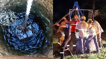 Accidente en el aljibe: un padre se tiró desde una altura de 10 metros para salvar a su hija Accidente en el aljibe: un padre se tiró desde una altura de 10 metros para salvar a su hija