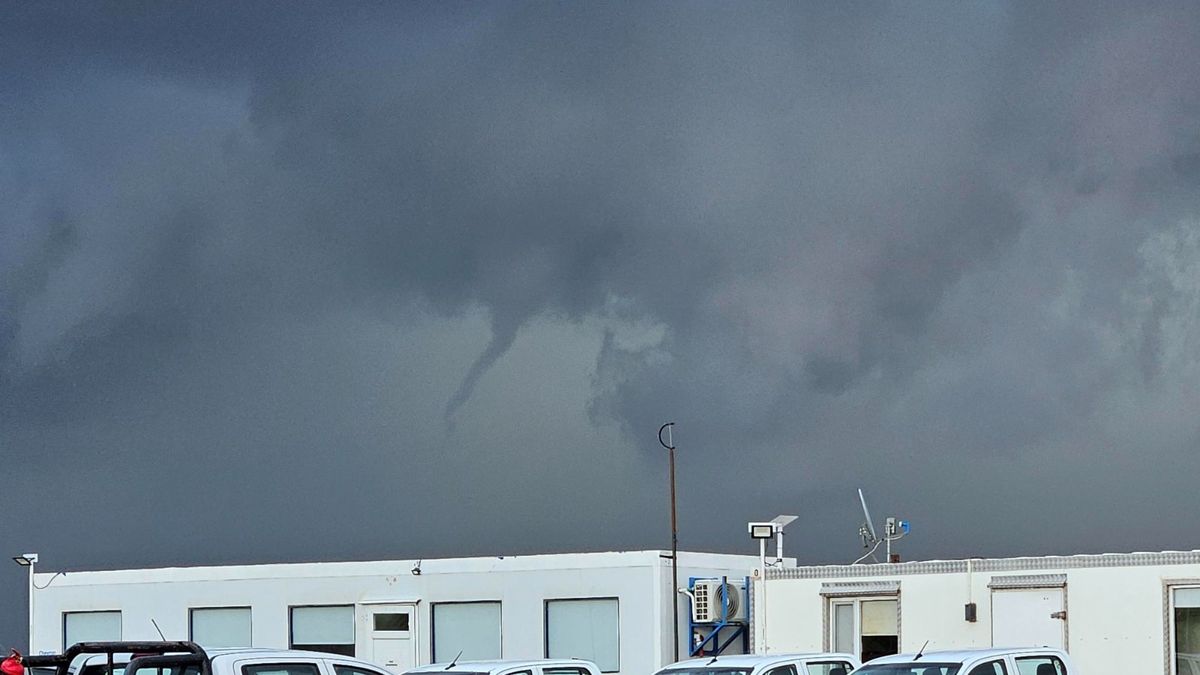 As&iacute; se vio el impactante tornado en Neuqu&eacute;n.