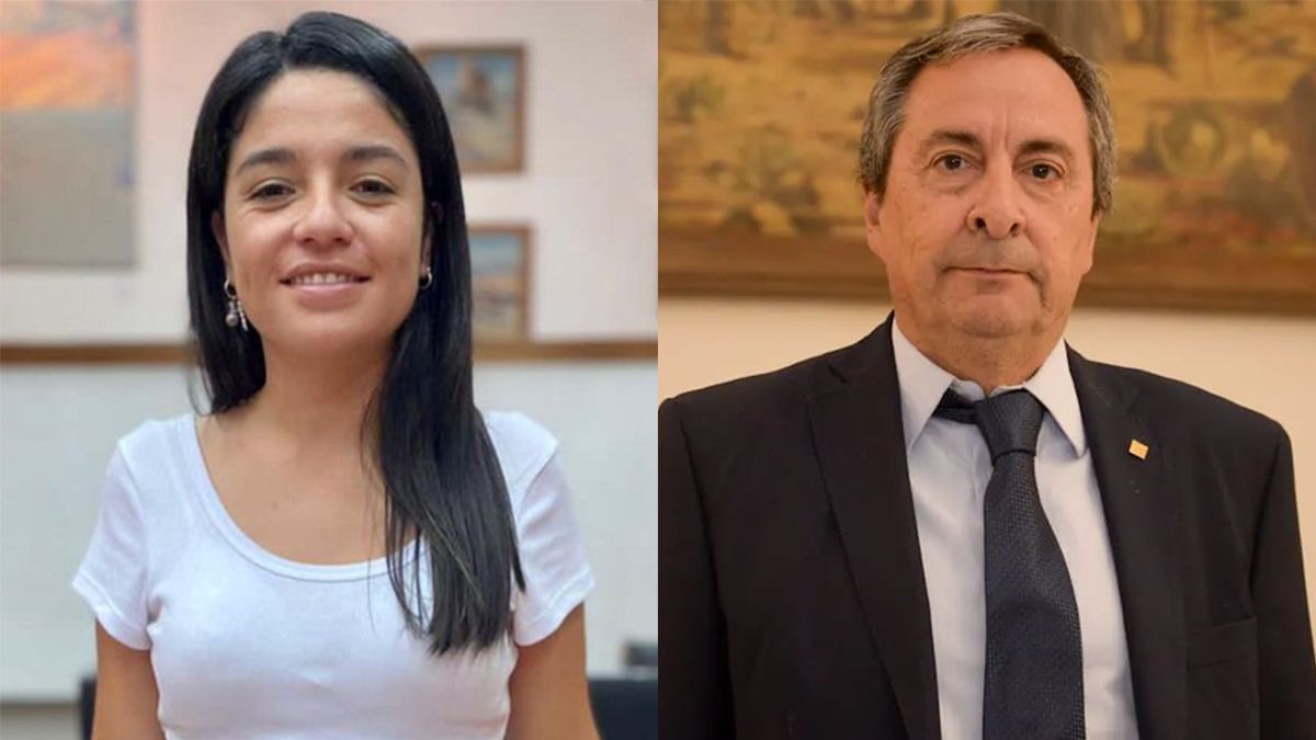 Sol Salinas y Enrique Thomas, dos adversarios que tiene De Marchi en el PRO.&nbsp;