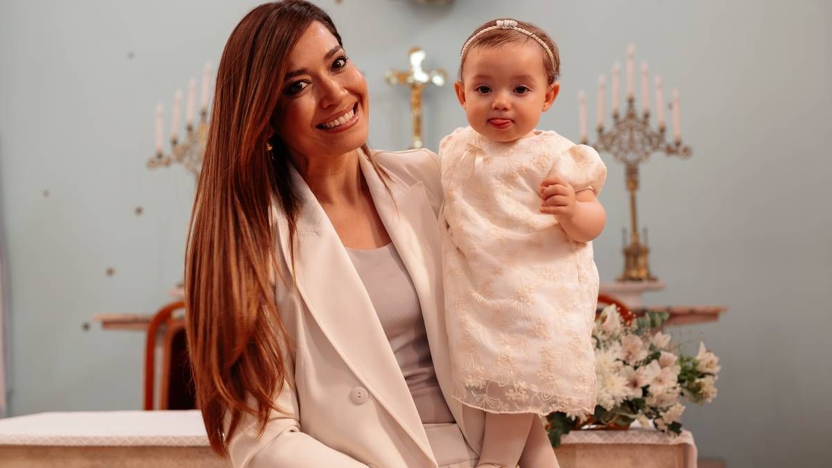La intimidad del bautismo de Guillermina, la hija de Gisela Campos