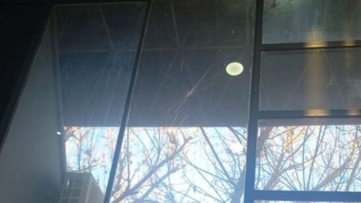 Otro de los destrozos en la sede de la DGE en el Valle de Uco. Imagen: El Cuco Digital.