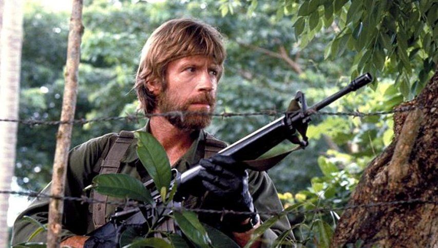Chuck Norris, un clásico de las películas de acción, guerra y artes marciales. Chuck Norris, un clásico de las películas de acción, guerra y artes marciales.
