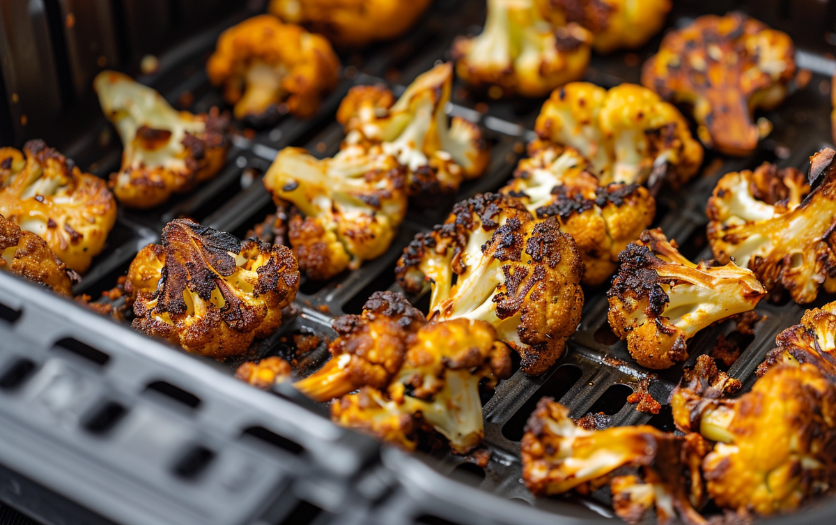 La freidora de aire es ideal para esta receta.