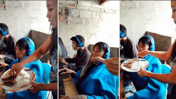 Alimenta a su hijo de 13 años en la boca para que no deje de jugar videojuegos
