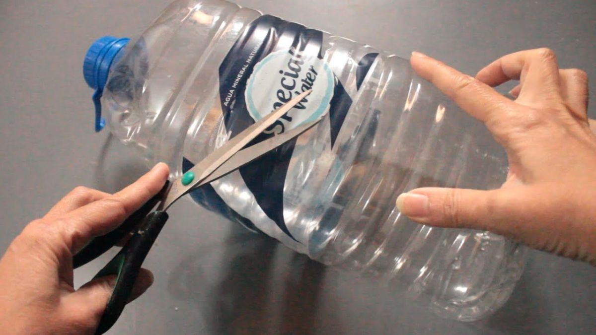 Reciclaje de bidón de agua para DIY