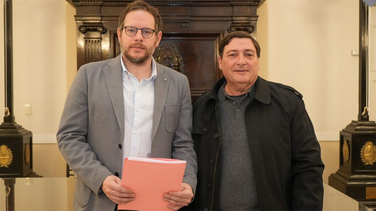 Lucas Ilardo y Omar Parisi