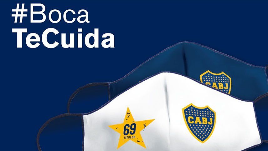 Boca Le Obsequiara Barbijos Con El Escudo Del Club A Sus Socios