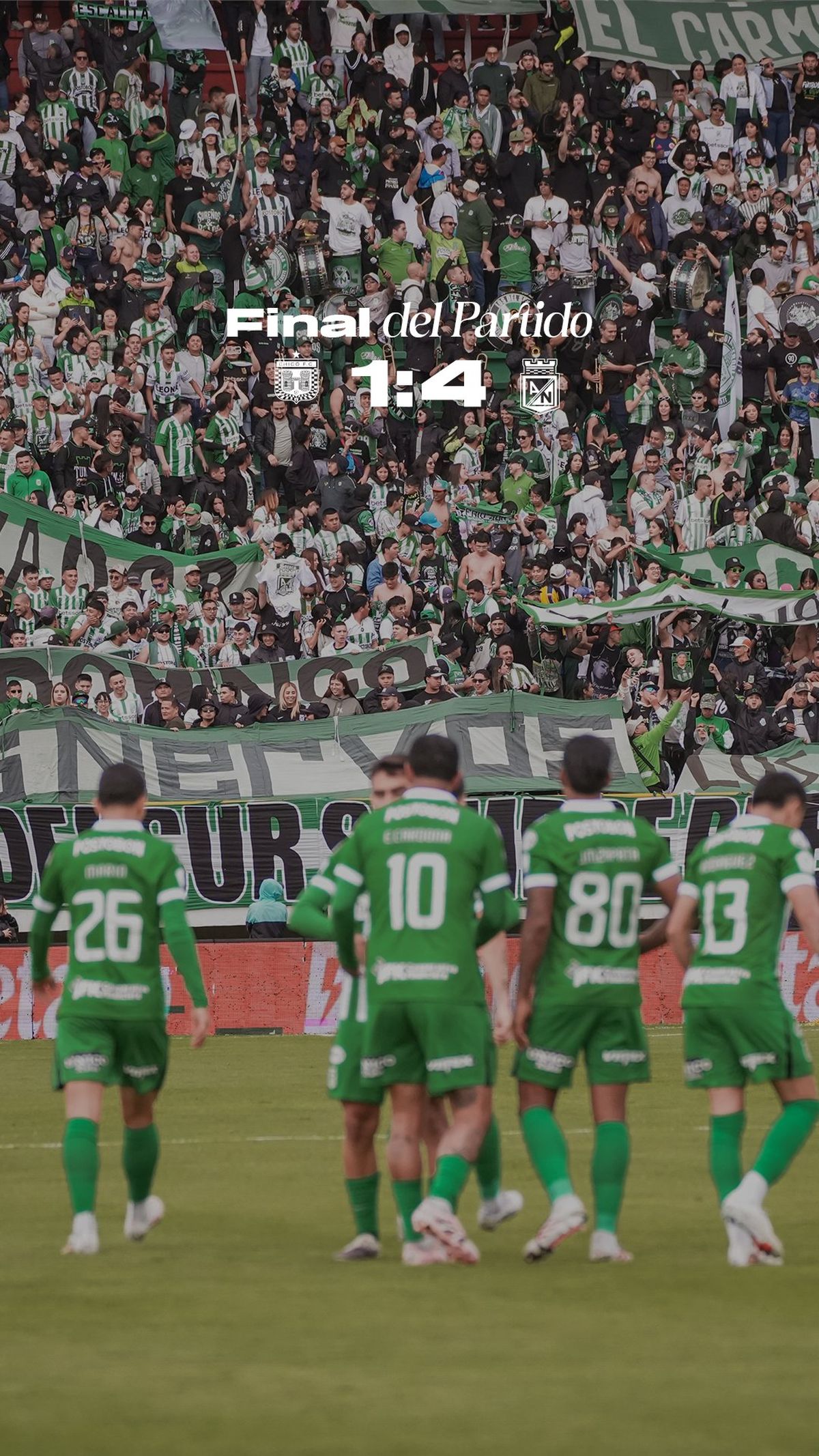 Con Franco Armani como capit&aacute;n el Atl&eacute;tico Nacional se impuso 4 a 1.