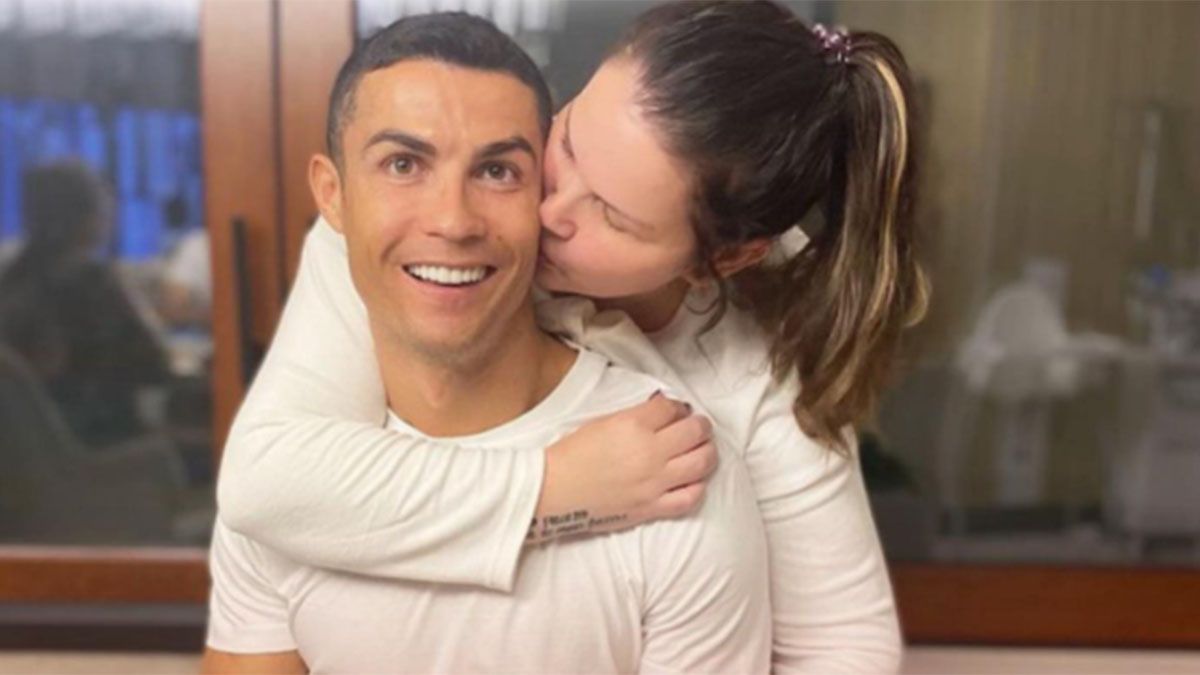 Cristiano Ronaldo y su hermana Katia Aveiro.