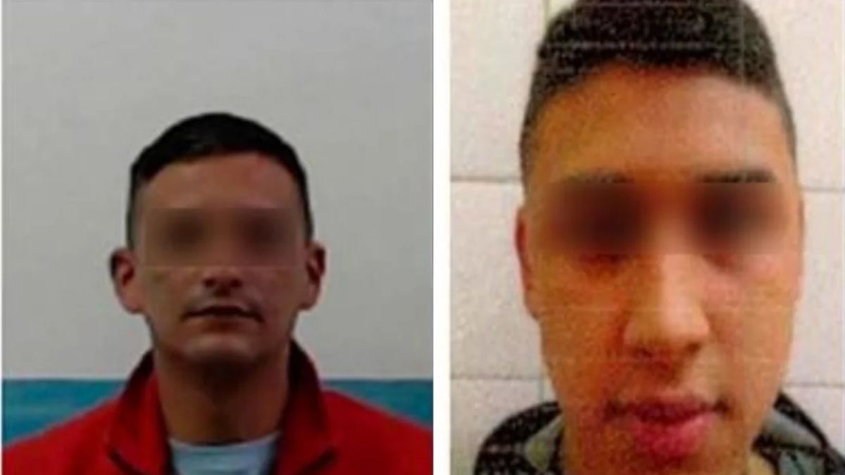 Los dos sospechosos de cometer los robos.