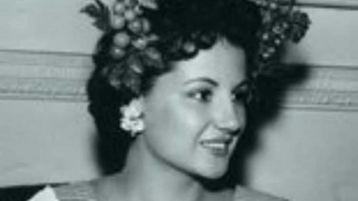 Milena Yanzón, Reina Vendimial de 1957.