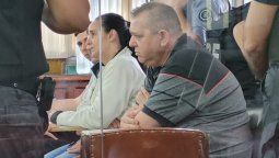 Bibiana Sacolle y Diego Barrera, los dos acusados.