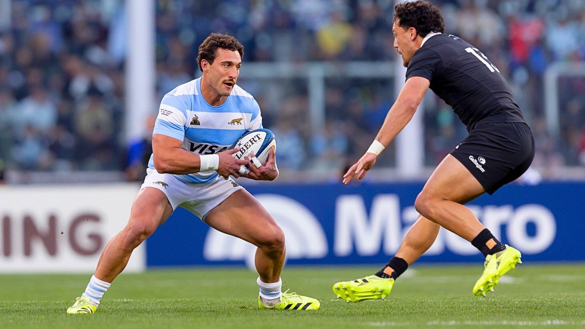 Isgró marcó el primer try de Los Pumas.