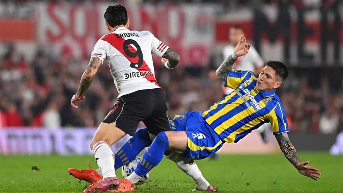 Este es el momento en el que se lesiona Driussi.