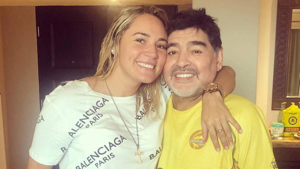 Diego Maradona y Rocío Oliva se separaron el año pasado.