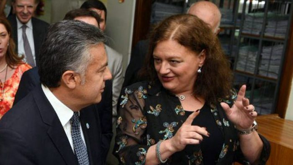 La jueza Martinelli, años atrás, en un acto en el Poder Judicial.