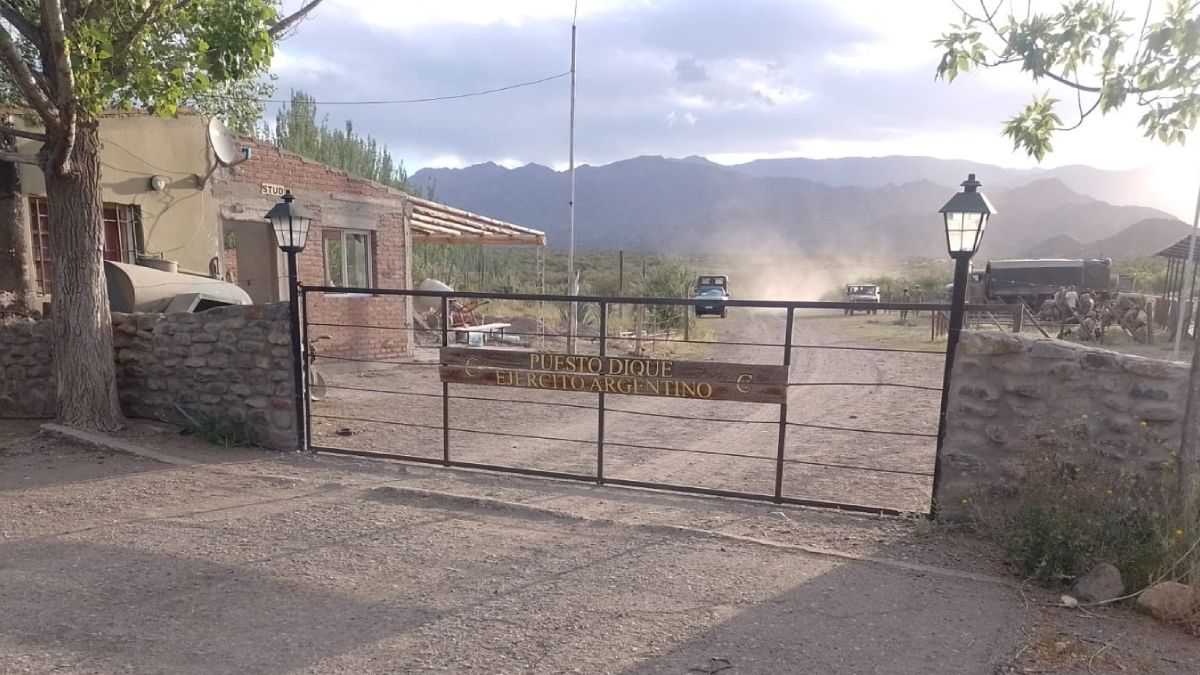 El ingreso a Campo Los Andes, Tunuyán. El ingreso a Campo Los Andes, Tunuyán.