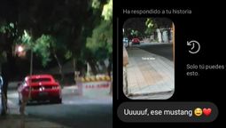 Caminaba por Mendoza y se encontró con un auto de lujo