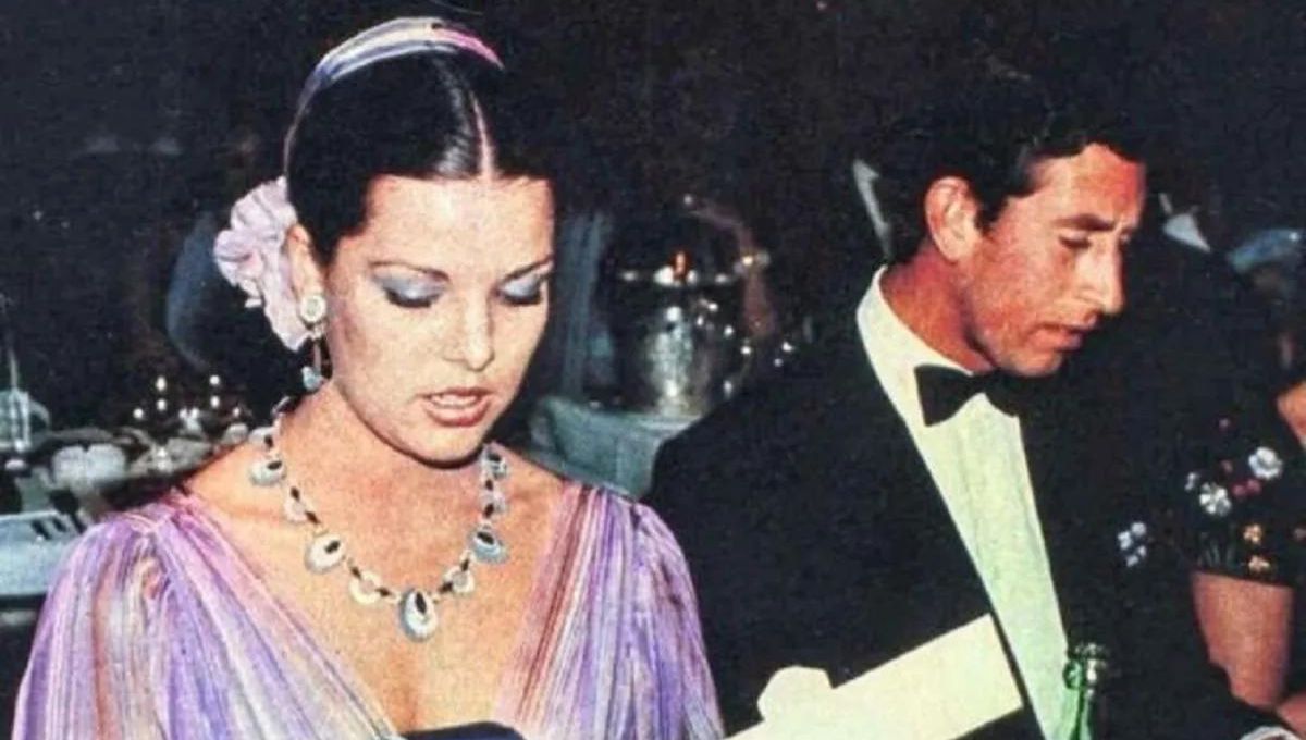 Carolina de Mónaco y el rey Carlos III. Carolina de Mónaco y el rey Carlos III.