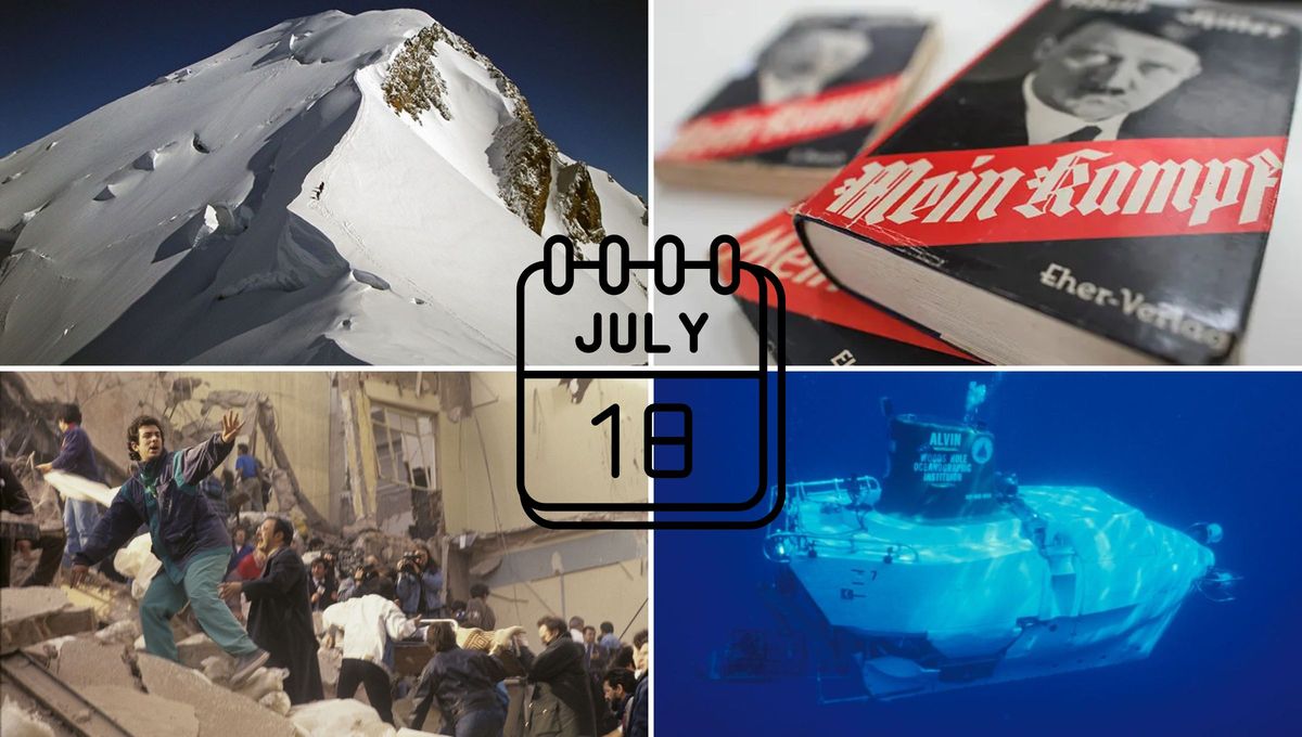 Estas imágenes son alusivas a algunos de los hechos más importantes ocurridos este día, entre ellos el Atentado a la Amia Estas imágenes son alusivas a algunos de los hechos más importantes ocurridos este día, entre ellos el Atentado a la Amia