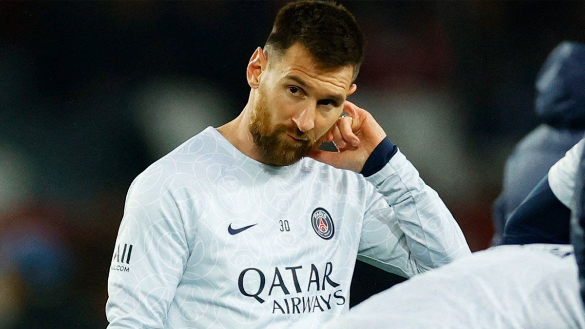 Lionel Messi no está tolerando los silbidos por parte de los hinchas del PSG.